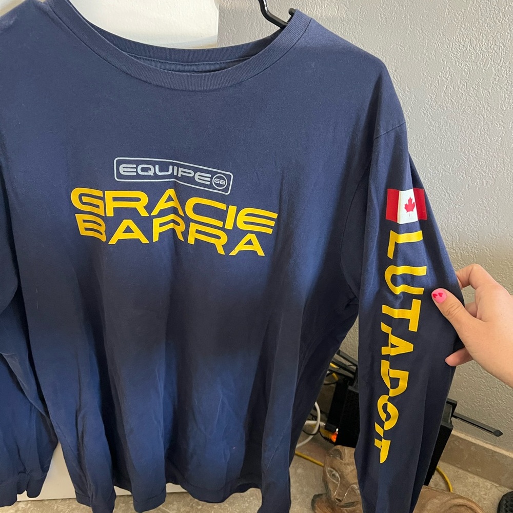 Blue Longsleeve Canada GB Wear Lutador Shirt